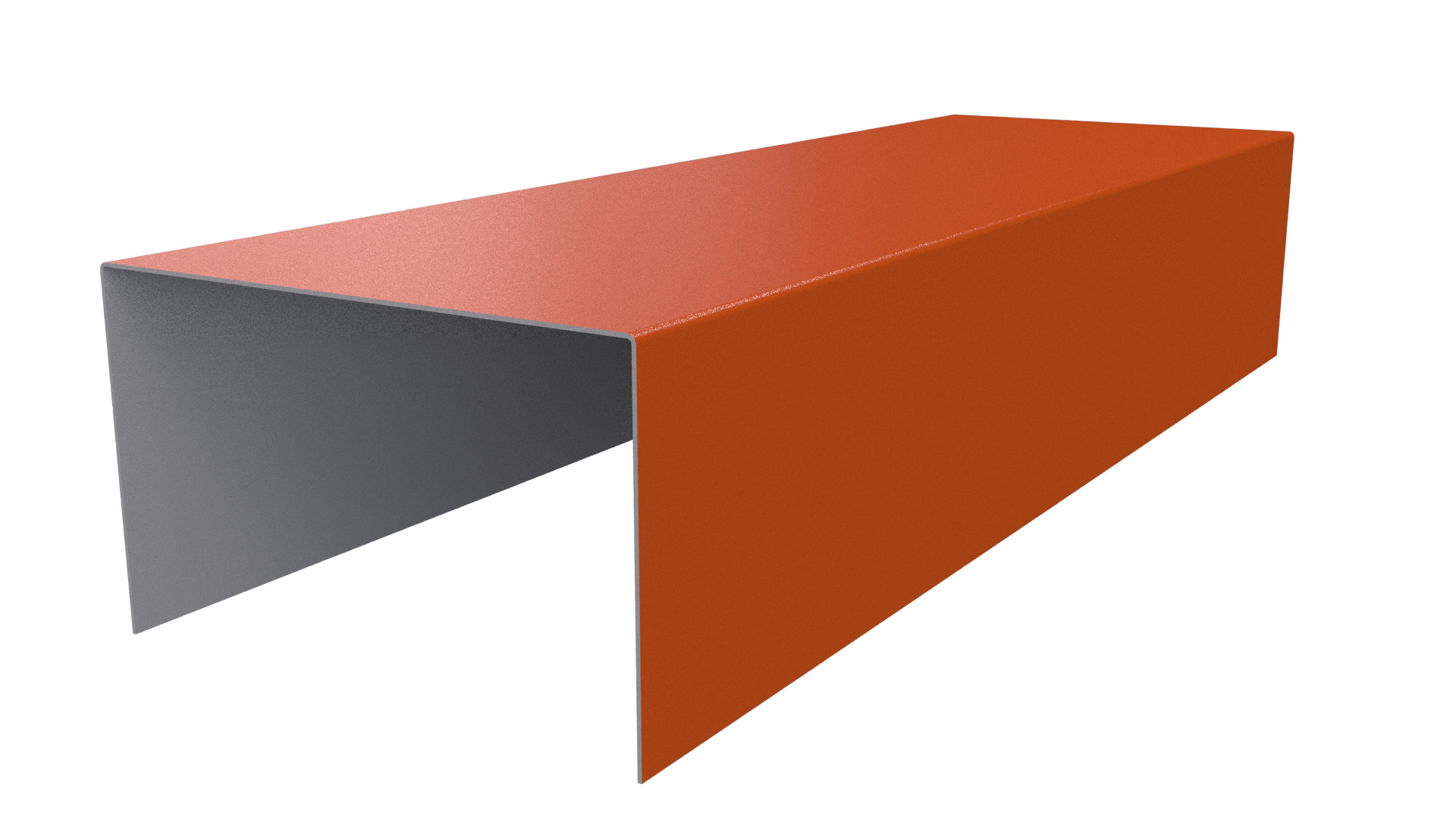 Крышка 40x65x40 мм, 2004 оранжевый глянцевый