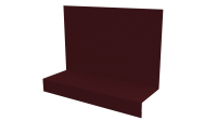 Примыкание боковое фальц 25x65x130 мм, 3005 винно-красный глянцевый