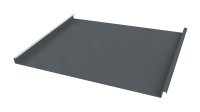 Фальцевая кровля 562/550x0,65 мм, 7011 железно-серый глянцевый