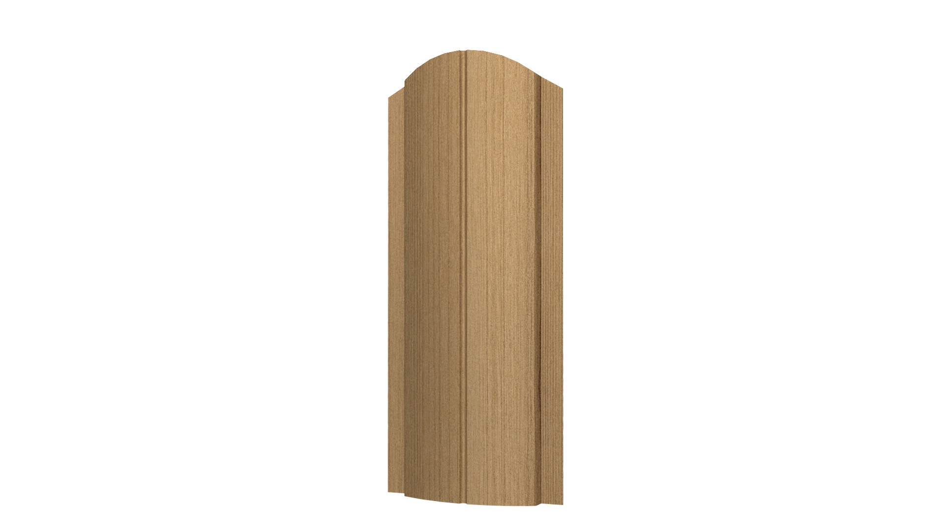 Штакетник Европланка 126x0,45 мм, Орех 3D