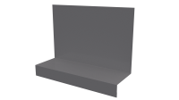 Примыкание боковое фальц 25x65x130 мм, 7004 сигнальный серый глянцевый
