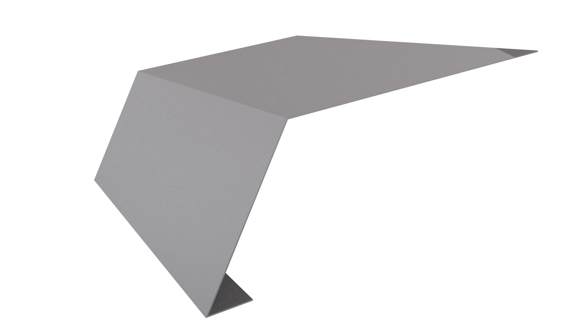 Планка карнизная 100x65x2000 мм, цинк