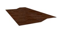 Планка крепёжная фальц 50x17x32 мм, Дуб Кельтик 3D