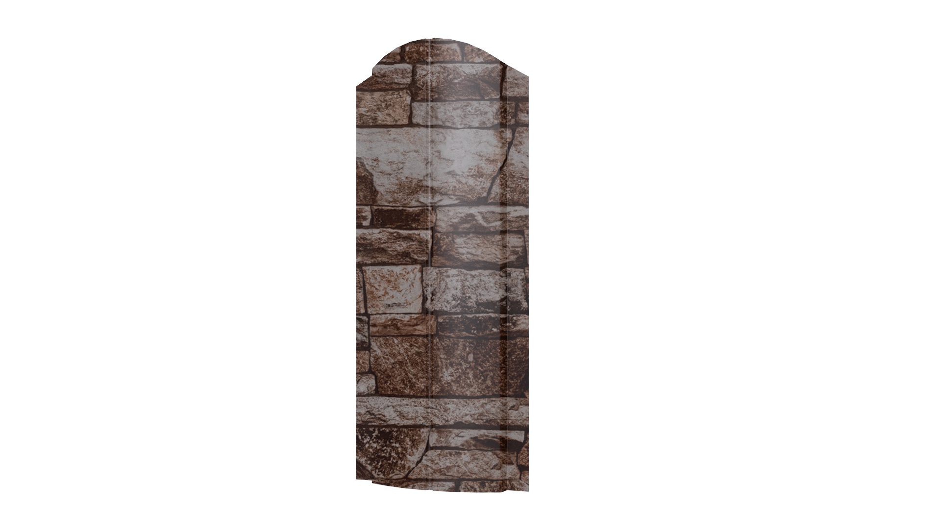 Штакетник Европланка 126x0,45 мм, Дикий камень