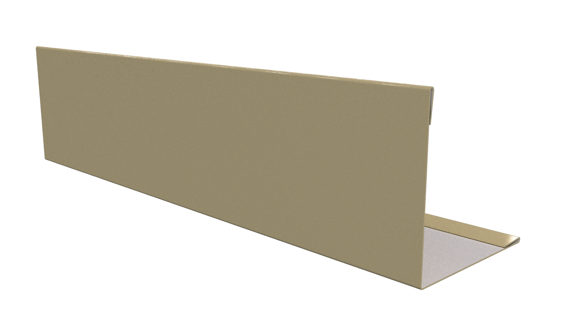 Планка завершающая 10x50x50x10 мм, 1014 слоновая кость глянцевый