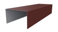 Крышка 40x65x40 мм, 3009 оксид красный матовый