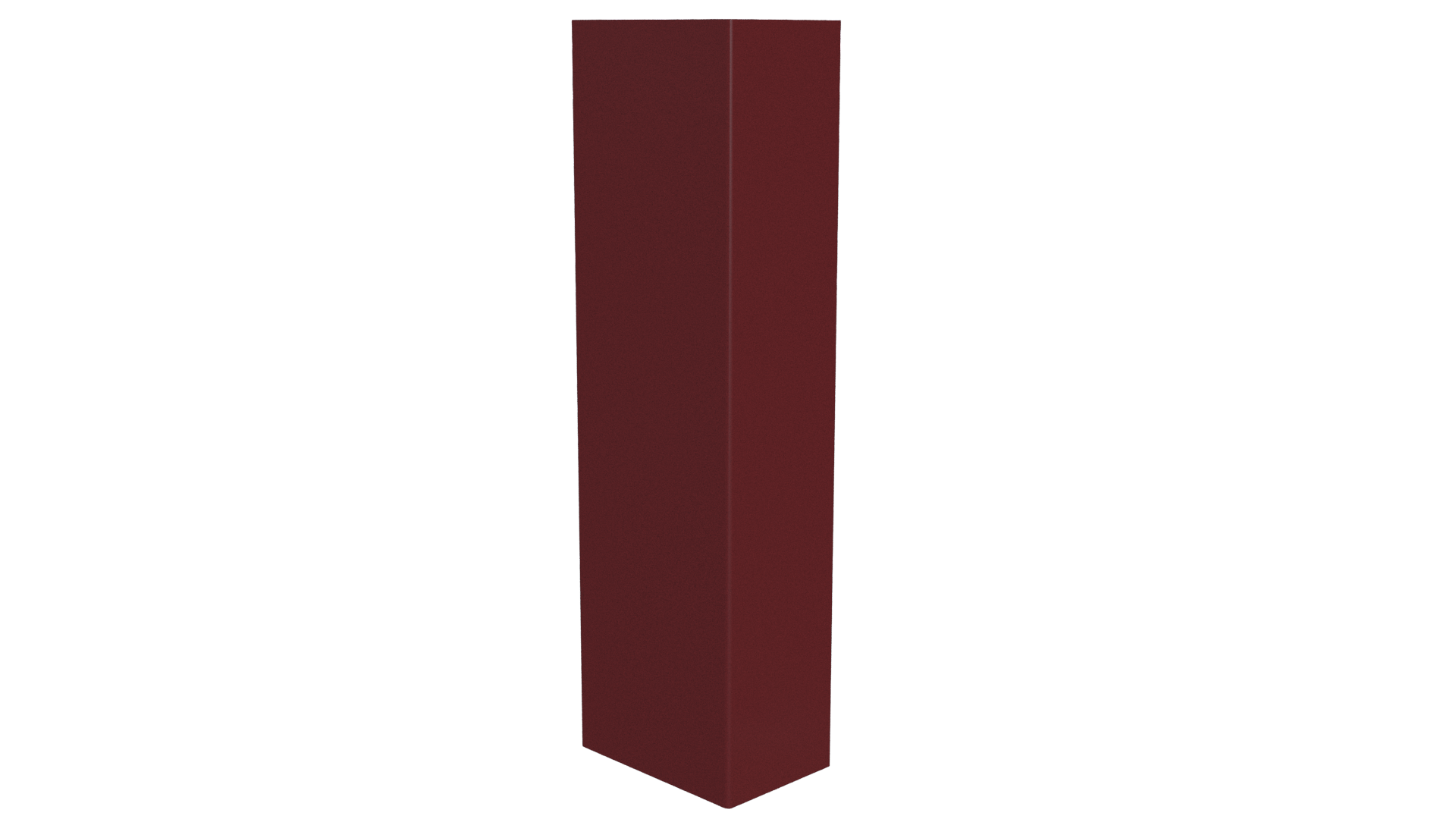 Стойка 40x60x40 мм, 3011 коричнево-красный глянцевый