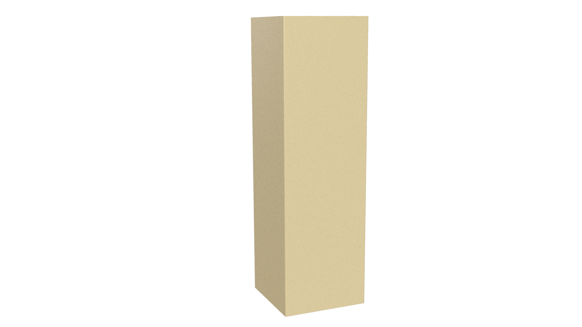 Декоративная накладка угловая 20x60x60x20 мм, 1014 слоновая кость глянцевый