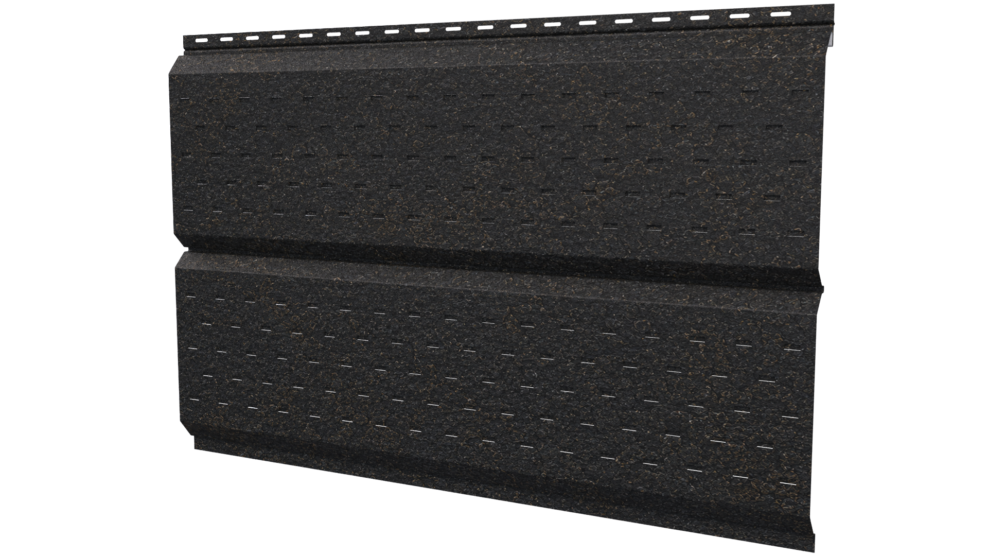 Софит Л-брус перфорированный 264/241x0,45 мм, Картэн тёмный
