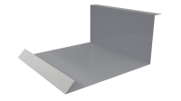 Планка примыкания нижняя 100x200x2000 мм, 7040 серое окно глянцевый