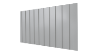 Профнастил С8 1200/1150x0,45 мм, 7035 светло-серый глянцевый