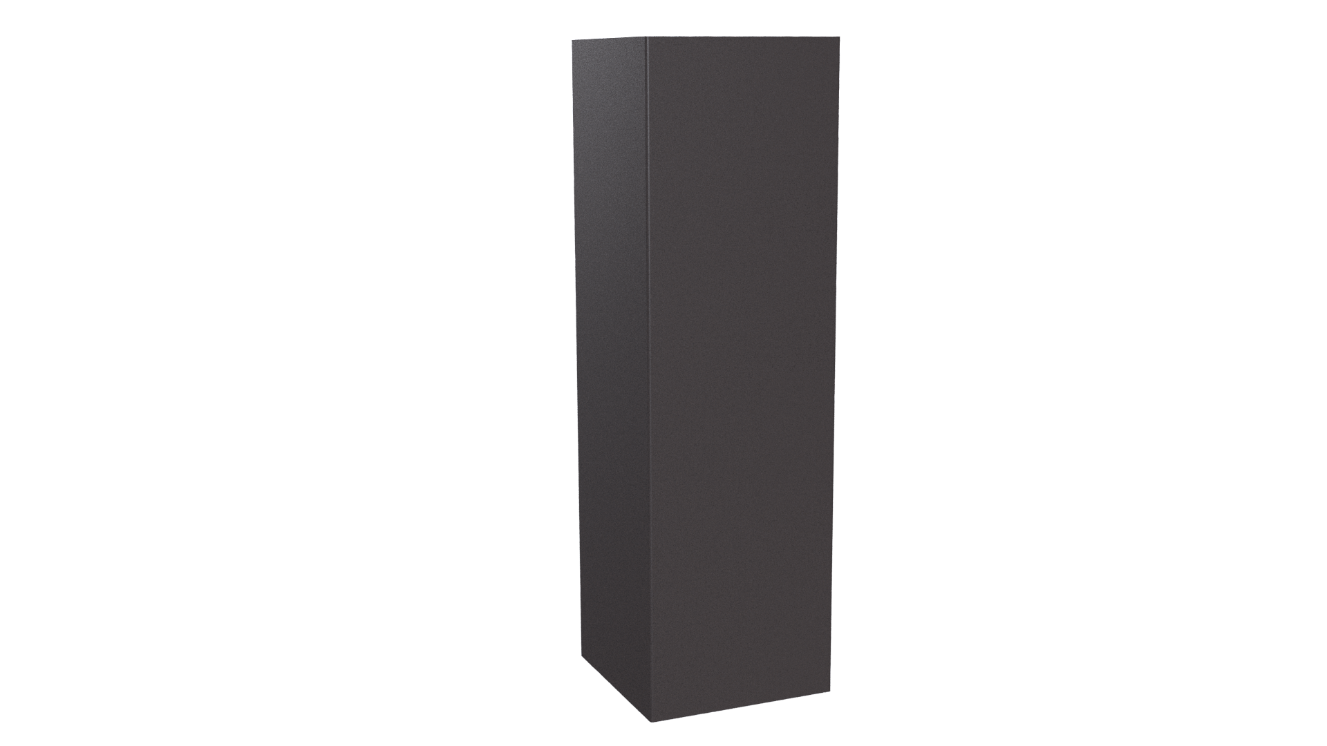 Декоративная накладка угловая 20x60x60x20 мм, 8019 серо-коричневый глянцевый