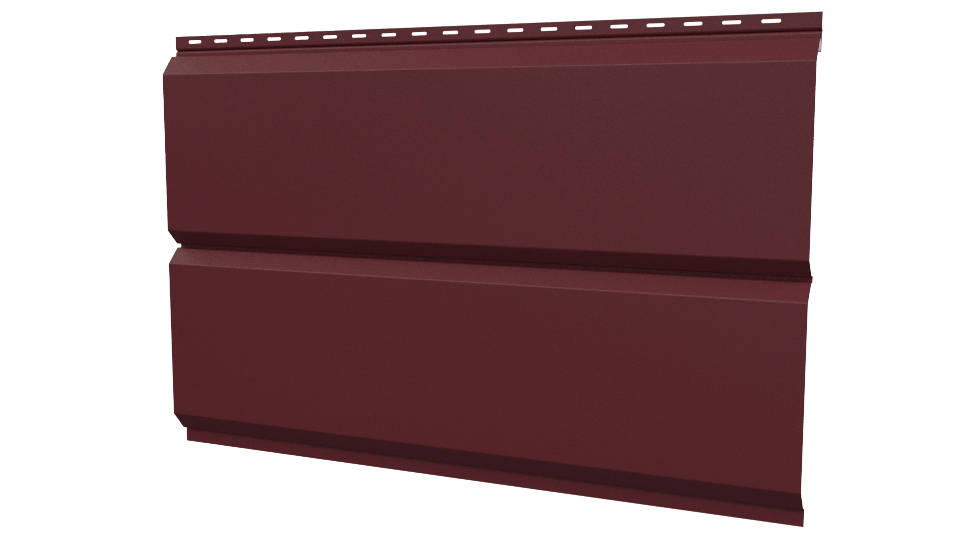 Л-брус 264/240x0,5 мм, 3005 винно-красный матовый