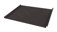 Фальцевая кровля 562/550x0,45 мм, 8019 серо-коричневый глянцевый