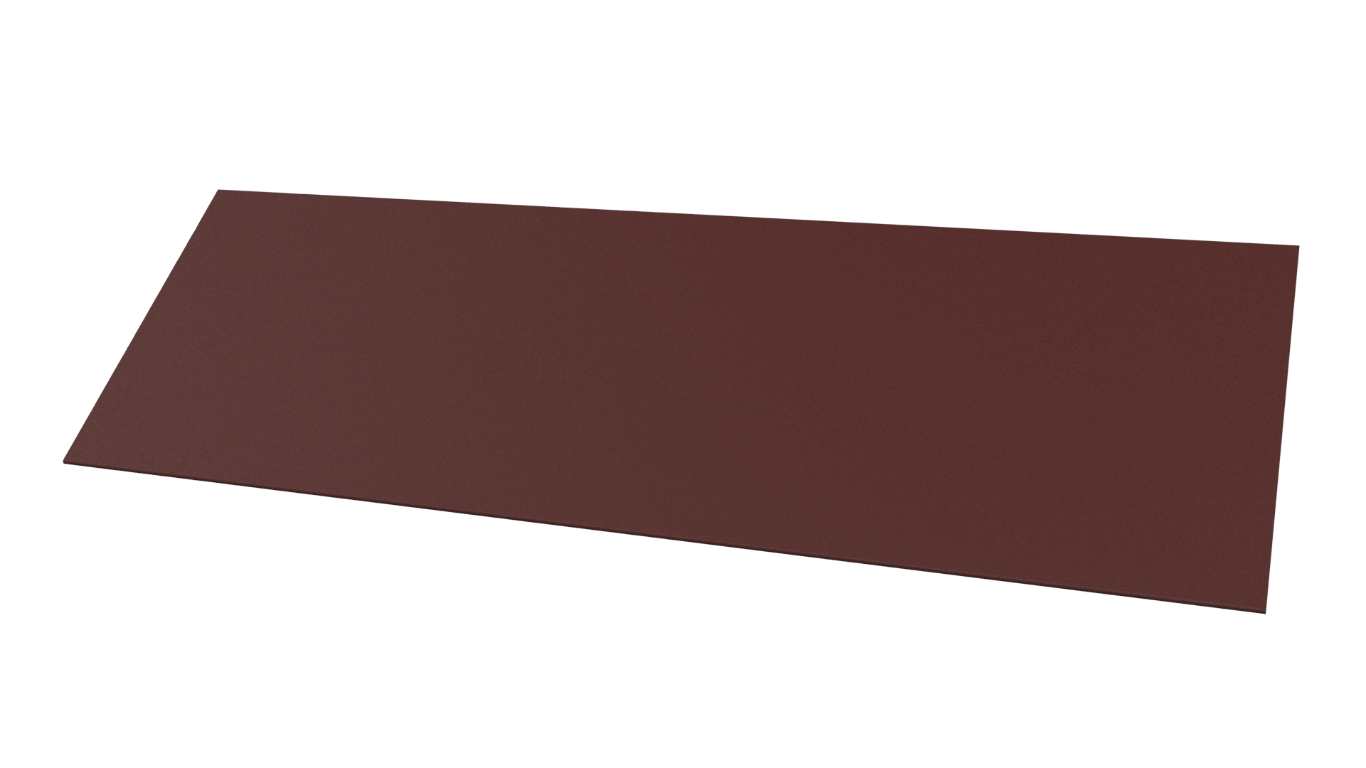 Планка завершающая 65x2000 мм, 3009 оксид красный матовый
