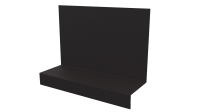 Примыкание боковое фальц 25x65x130 мм, 8019 серо-коричневый матовый