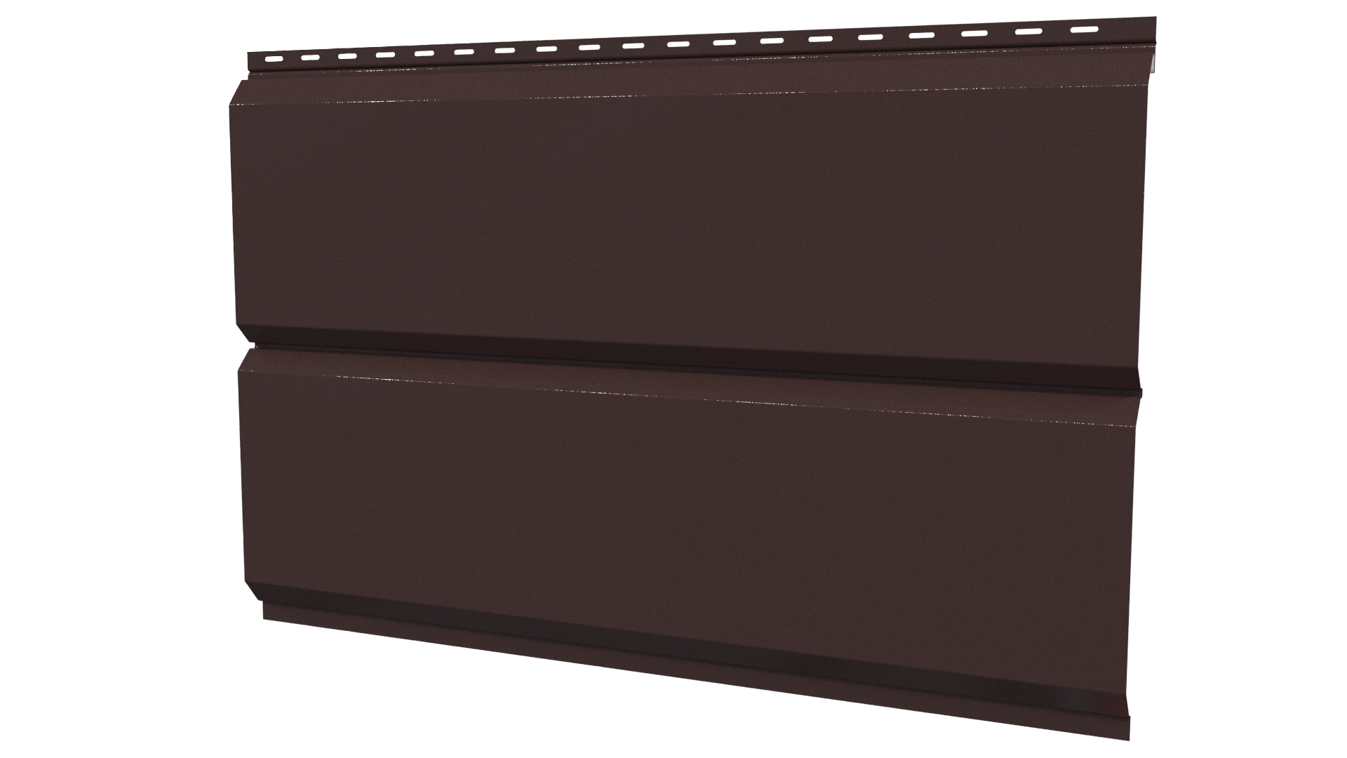 Л-брус 264/240x0,5 мм, 8017 шоколадно-коричневый PUR Pruf