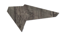 Планка примыкания в штробу 20x60x10 мм, Дуб Винтаж 3D