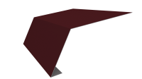 Планка карнизная 100x65x2000 мм, 3005 винно-красный глянцевый