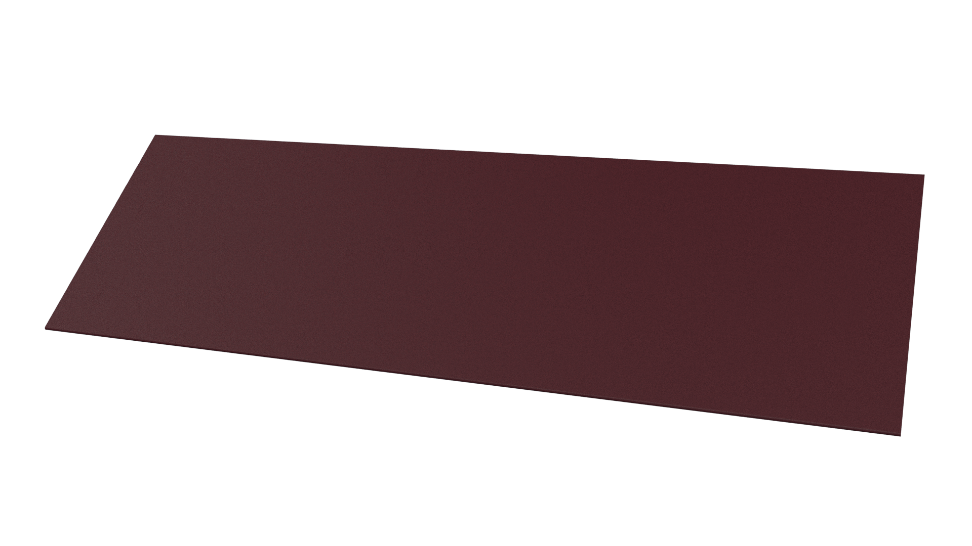 Планка завершающая 65x2000 мм, 3005 винно-красный матовый
