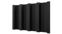 Профнастил Н60 902/845x0,45 мм, 9005 черный янтарь матовый