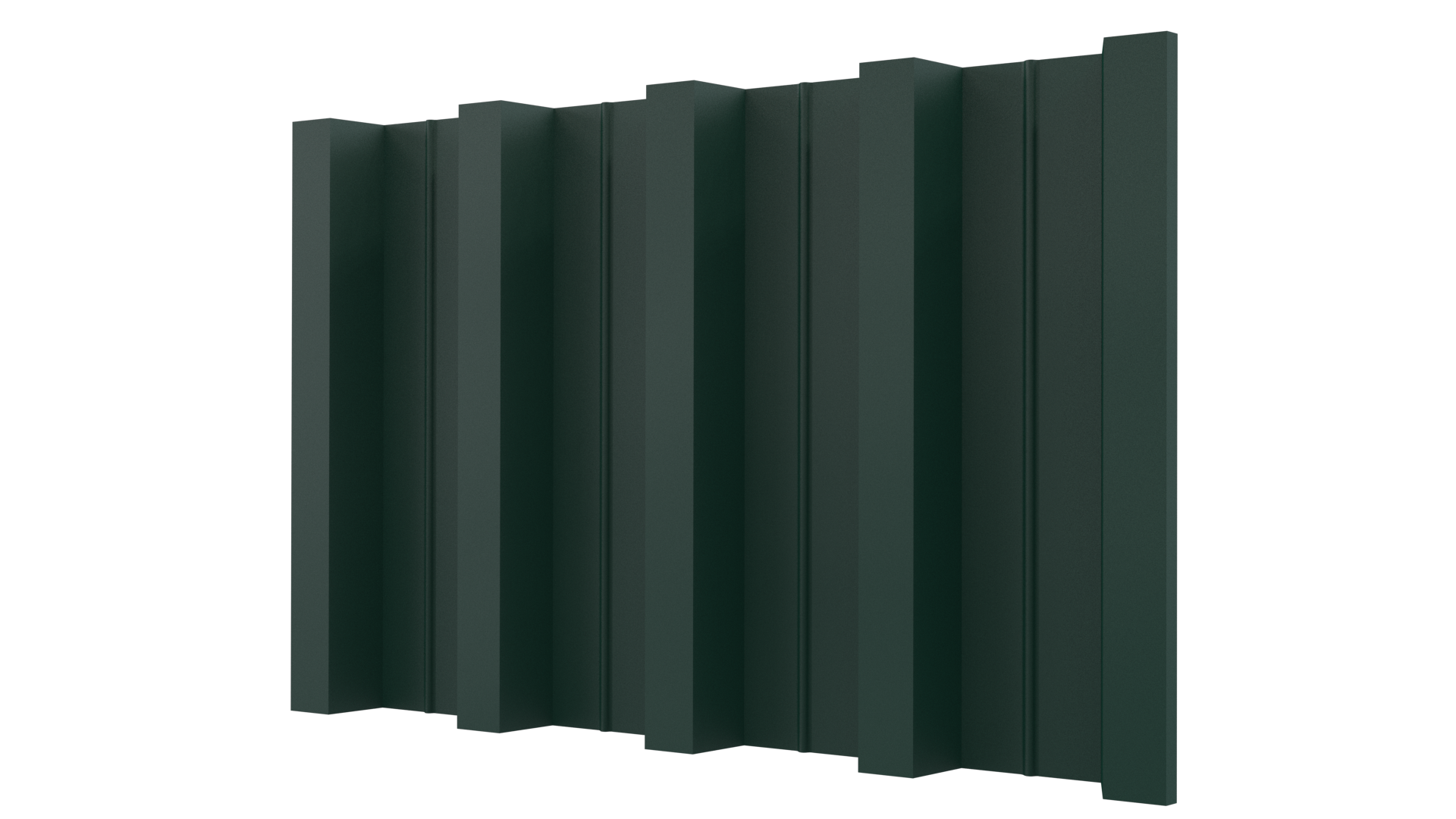 Профнастил Н60 902/845x0,45 мм, 6005 зеленый мох матовый