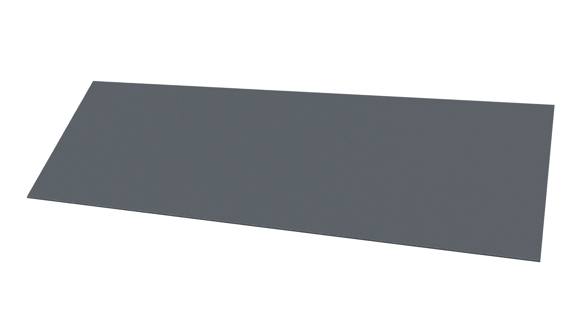 Планка завершающая 65x2000 мм, 7011 железно-серый глянцевый
