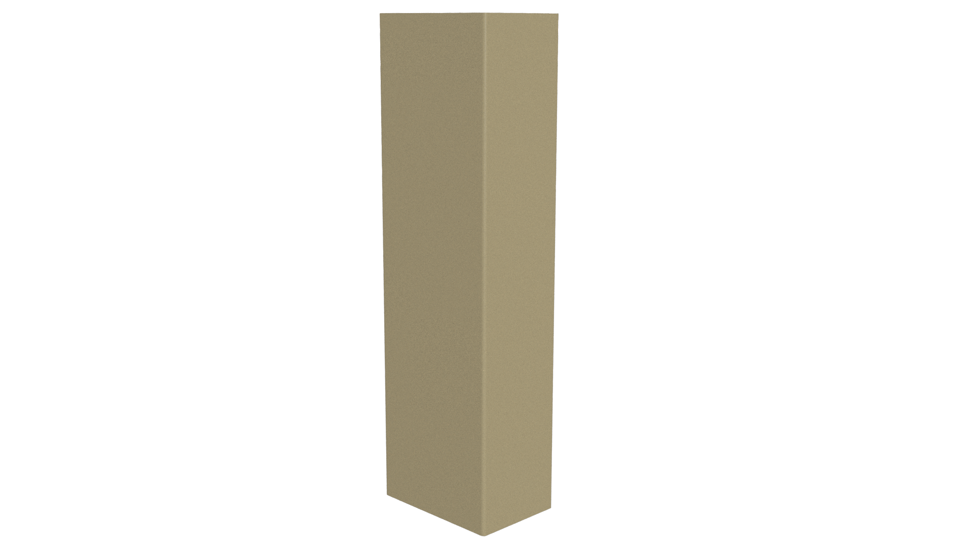 Стойка 40x60x40 мм, 1014 слоновая кость глянцевый