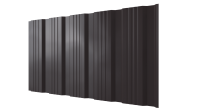 Профнастил К20 1195/1130x0,4 мм, 8019 серо-коричневый глянцевый