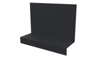 Примыкание боковое фальц 25x65x130 мм, 7024 графитовый серый PUR Pruf