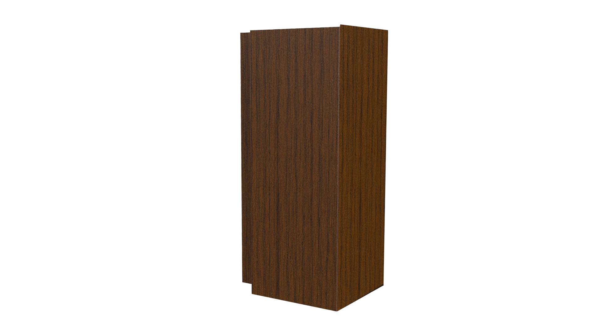 Планка угла наружного сложная Блок-хаус 110x110x2000 мм, Дуб Локарно 3D