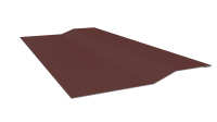 Планка крепёжная фальц 50x17x29 мм, 0,45 3009 оксид красный