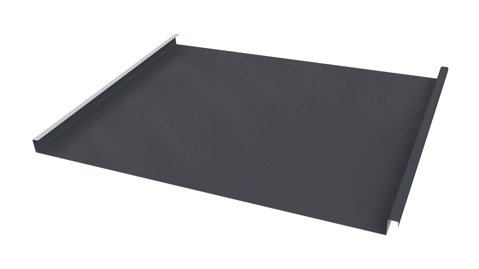 Фальцевая кровля 562/550x0,7 мм, 7024 графитовый серый глянцевый