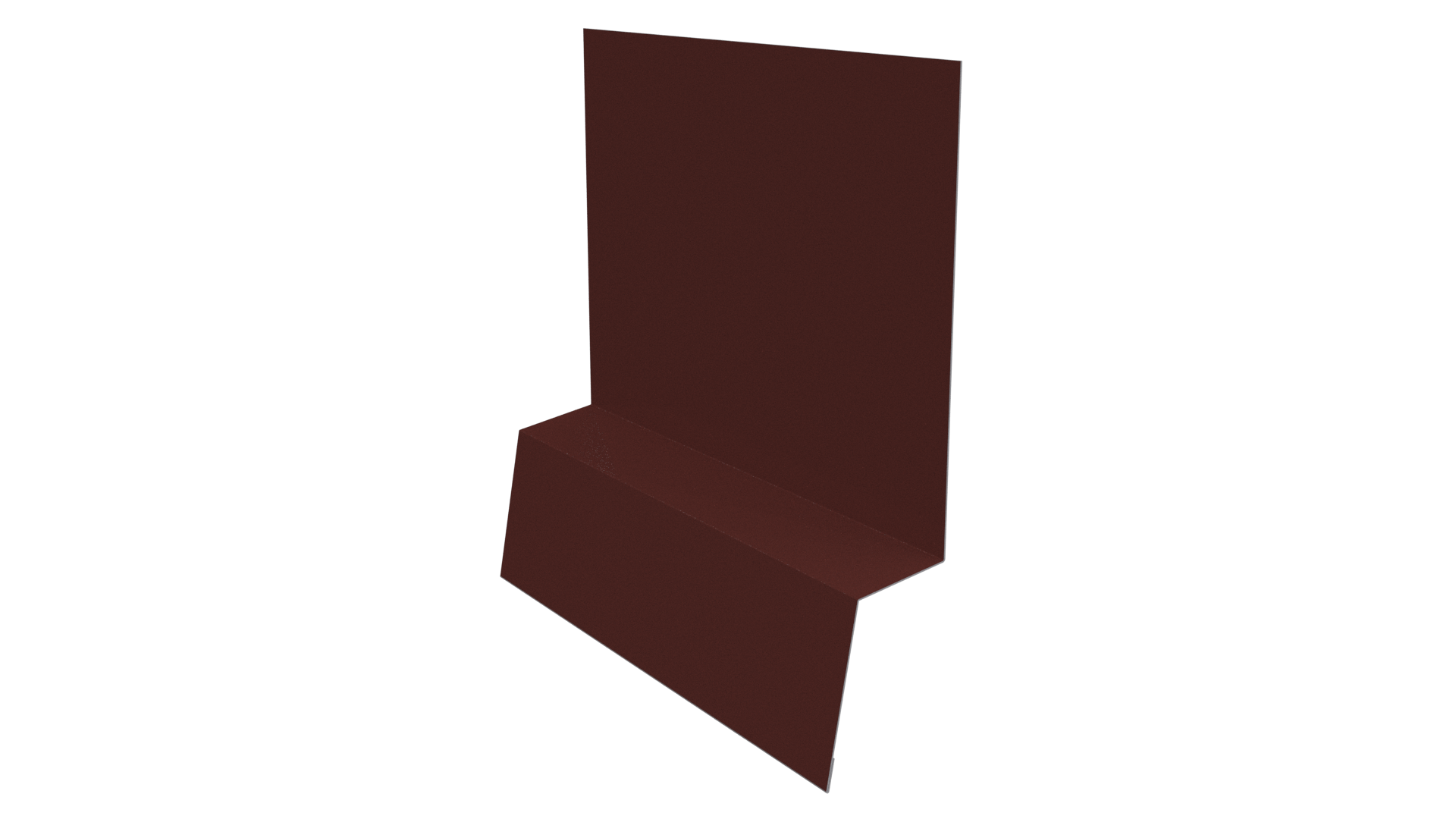 Планка стартовая фальц 135x30x55 мм, 3009 оксид красный глянцевый