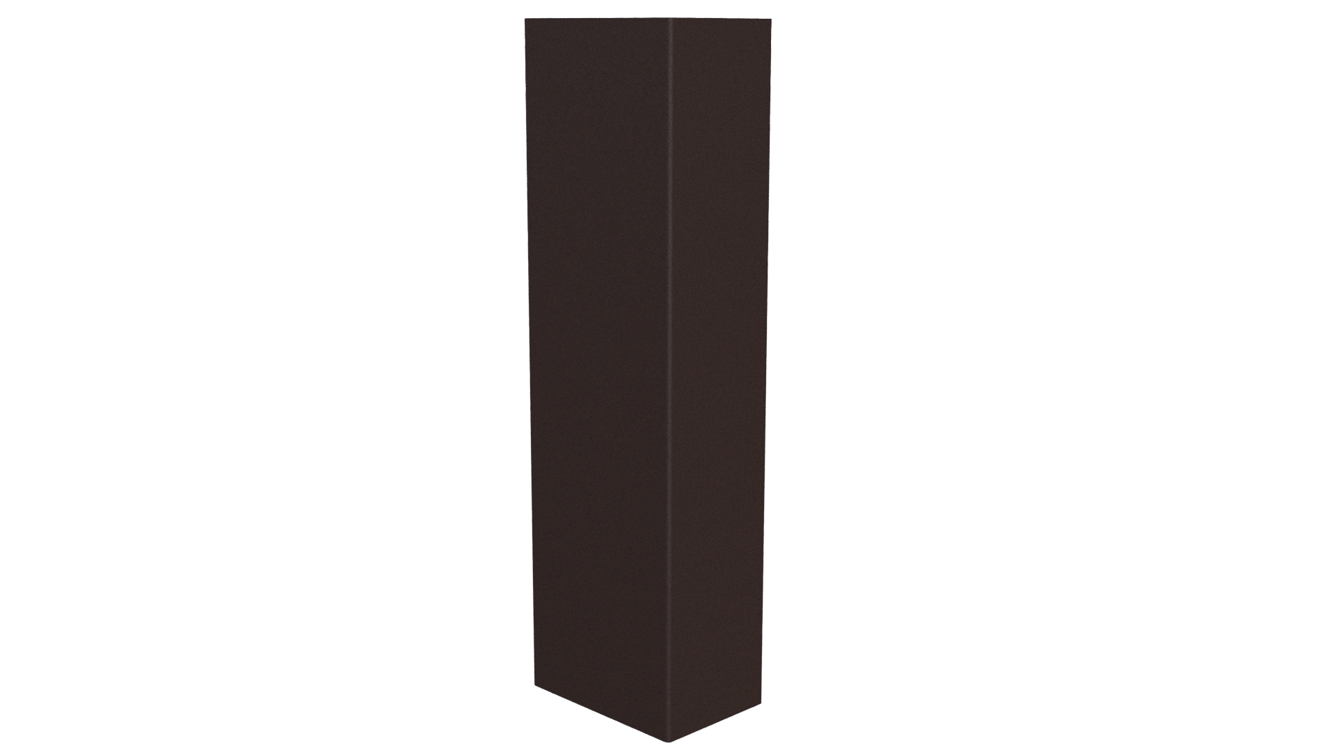 Стойка 40x60x40 мм, 8017 шоколадно-коричневый матовый