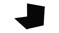Угол внутрений 100x100x2000 мм, 9005 черный янтарь глянцевый