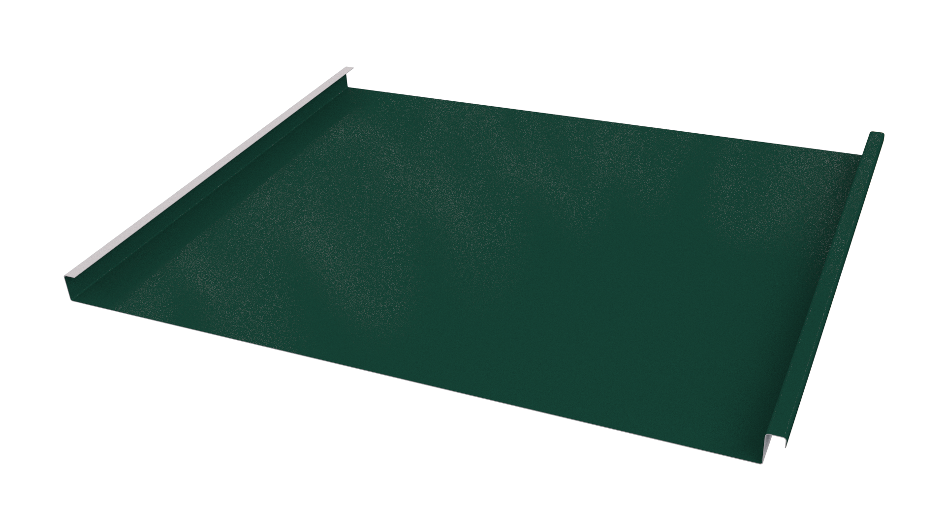 Фальцевая кровля 562/550x0,5 мм, 6005 зеленый мох глянцевый