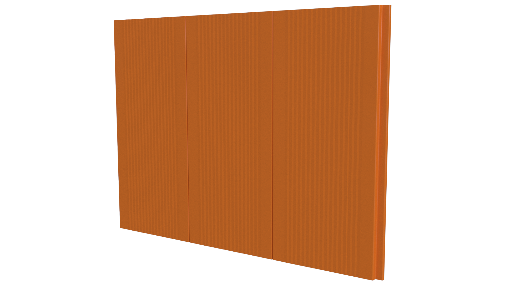 Лайн Про Гофр 200/176x0,45 мм, 2011 насыщенный оранжевый глянцевый