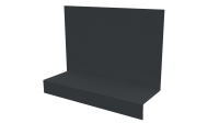 Примыкание боковое фальц 25x65x130 мм, 7011 железно-серый глянцевый