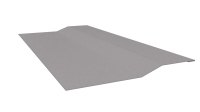 Планка крепёжная фальц 50x17x29 мм, цинк