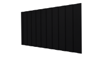 Профнастил С8 1200/1150x0,5 мм, 9005 черный янтарь стальной бархат