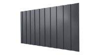 Профнастил С8 1200/1150x0,4 мм, 7024 графитовый серый глянцевый