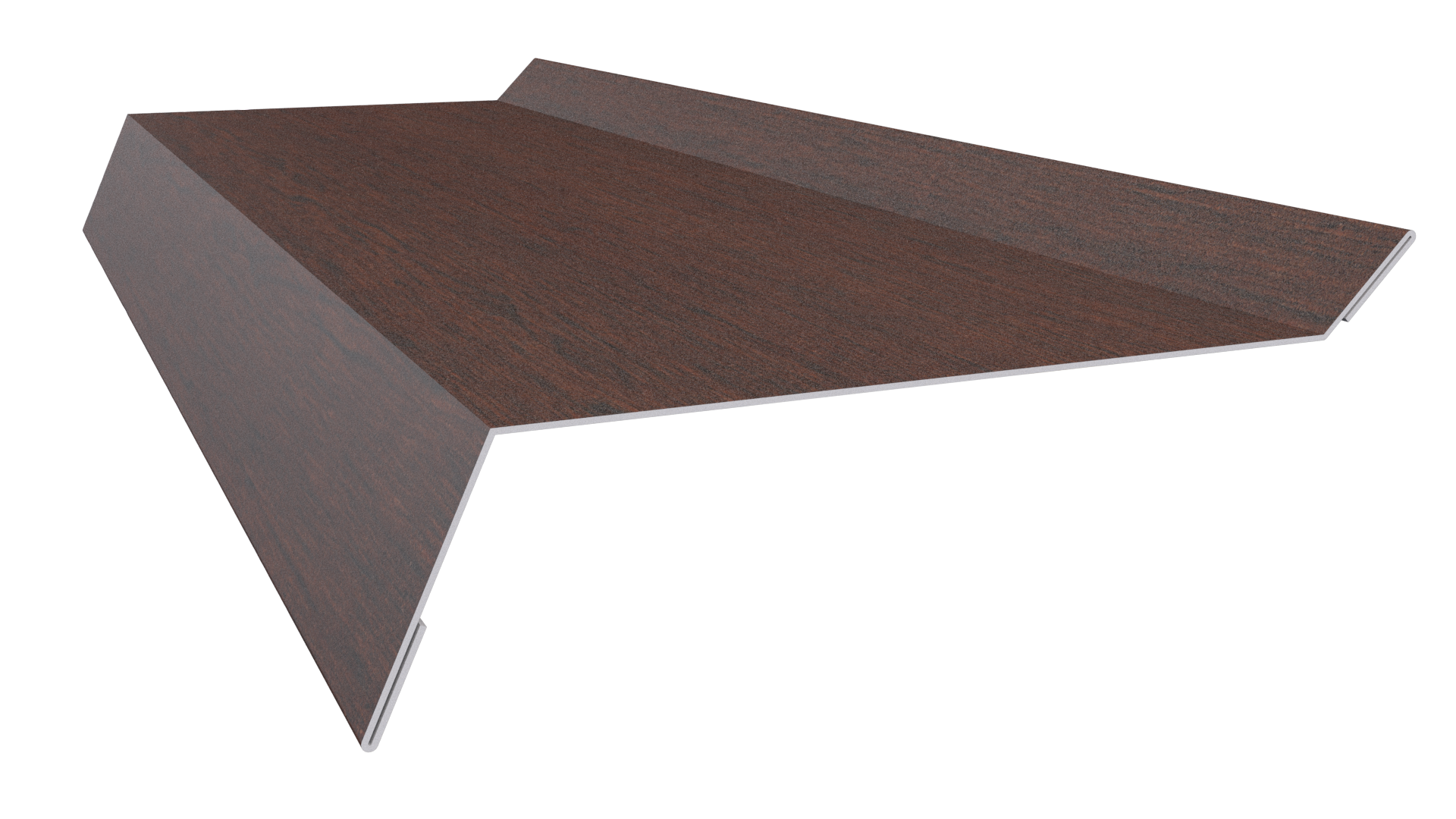 Планка примыкания в штробу 20x60x10 мм, Antique wood
