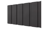 Профнастил К20 1195/1130x0,5 мм, 8019 серо-коричневый матовый