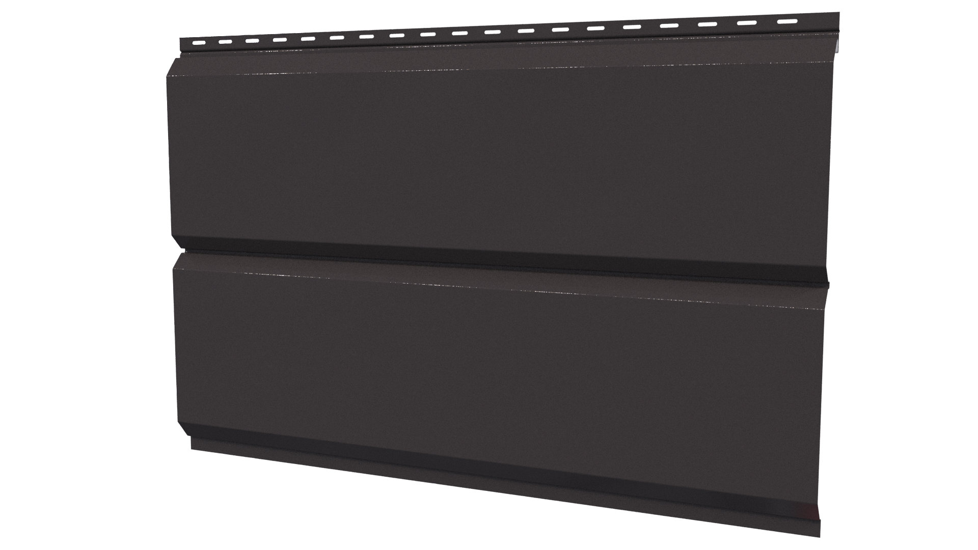 Л-брус 264/240x0,4 мм, 8019 серо-коричневый глянцевый