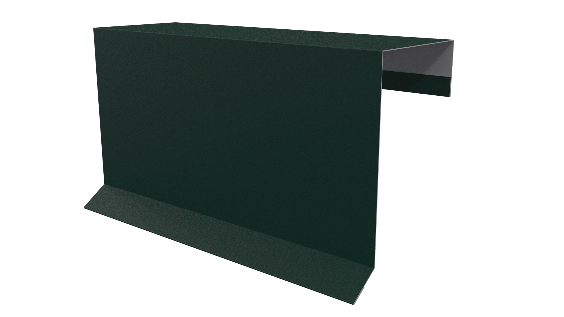 Планка торцевая фальц 65x97 мм, 6005 зеленый мох матовый