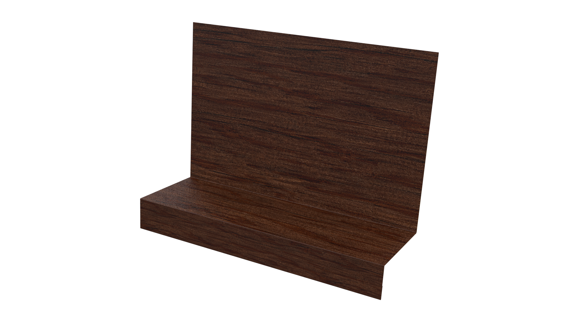 Примыкание боковое фальц 25x65x130 мм, Античный дуб 3D