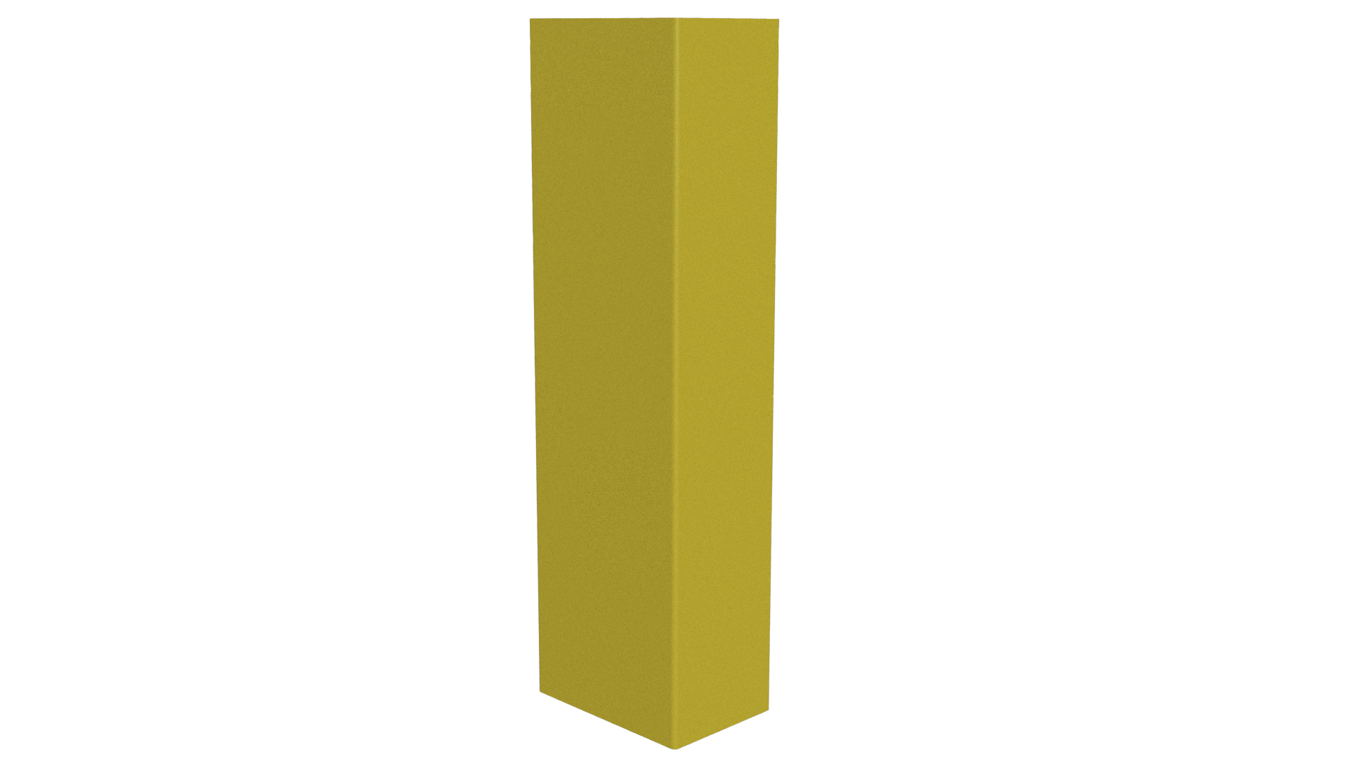 Стойка 40x60x40 мм, 1018 цинково-желтый глянцевый