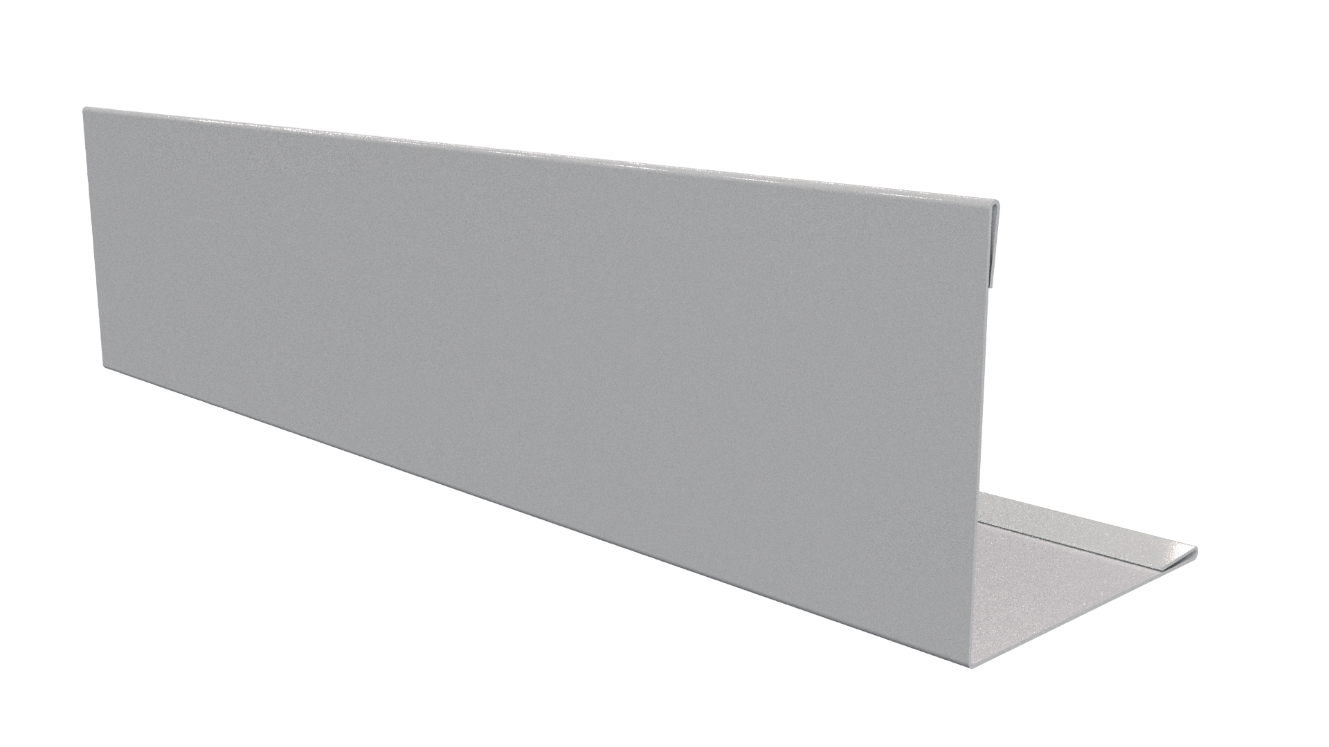 Планка завершающая 10x50x50x10 мм, 9003 сигнальный белый глянцевый