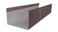 Стойка 40x60x40 мм, Античный дуб 3D